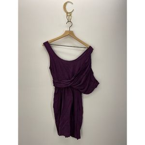 Maude 100% Rayon Women's Mini Party Dress Purple